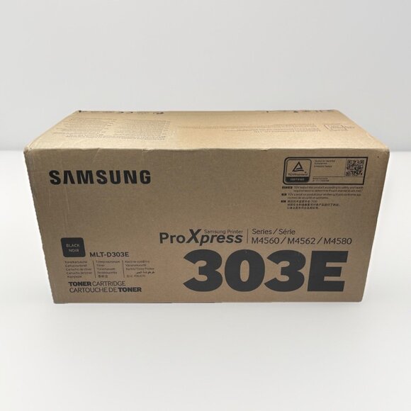 Genuine Samsung MLT-D303E (MLTD303E) Black Toner for SL-M4580, SL-M4580FX READ - Picture 1 of 10